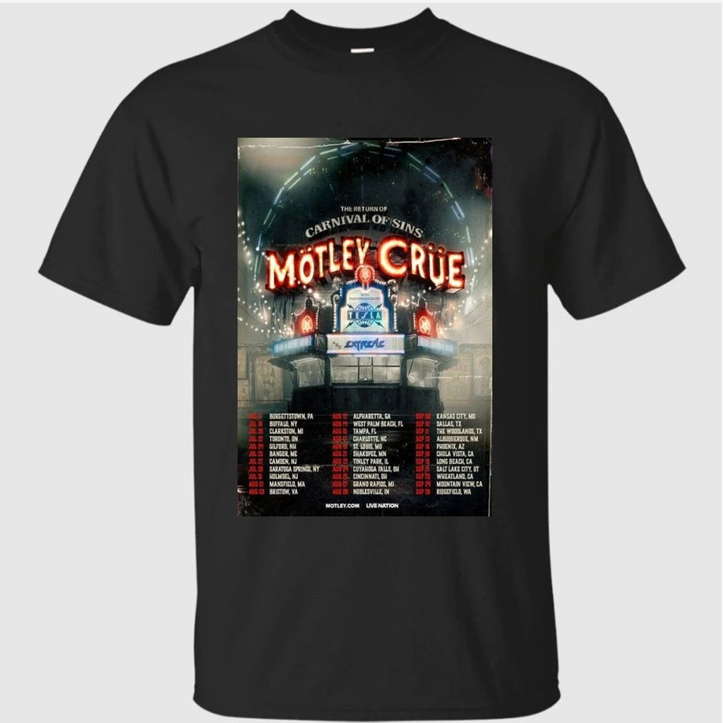 Motley Crue Tour 2026 Poster Shirt
