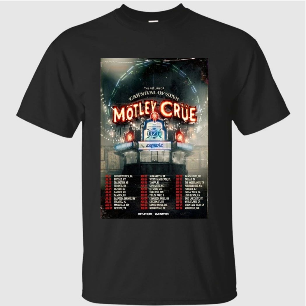 Motley Crue Tour 2026 Poster Shirt