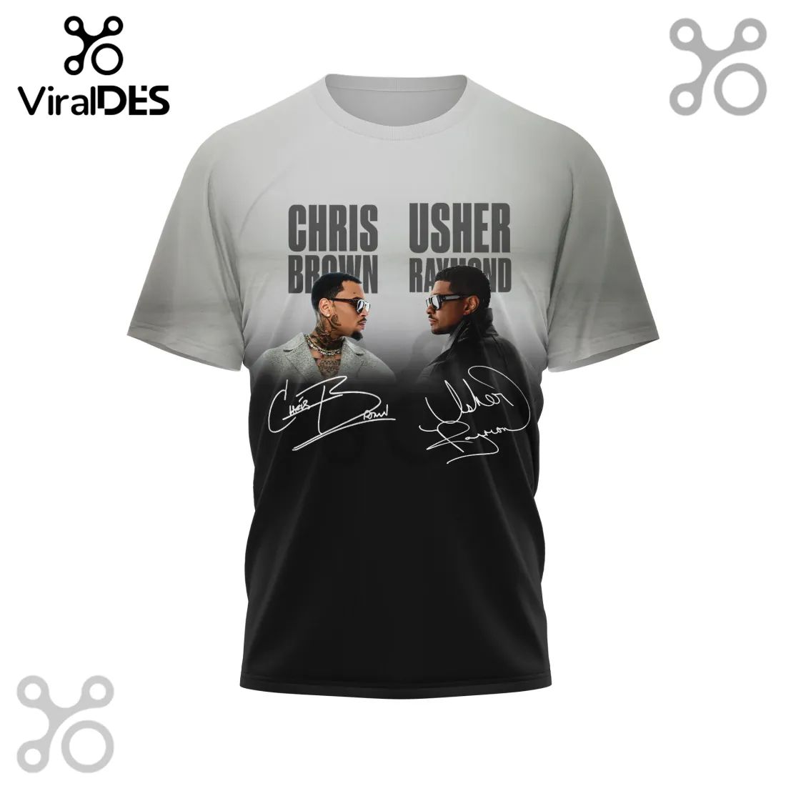 Chris Brown Usher The R&B Tour 2026 Concert T-Shirt