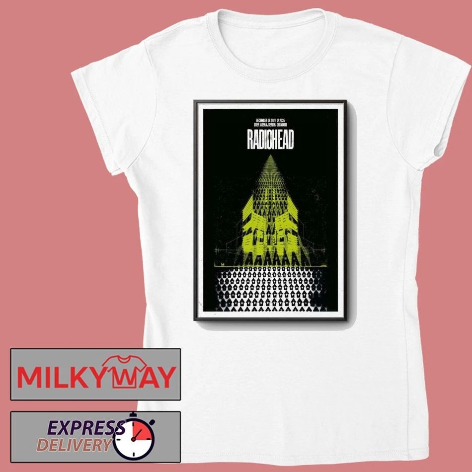 Radiohead Tour Berlin December 08-12, 2025 Poster shirt