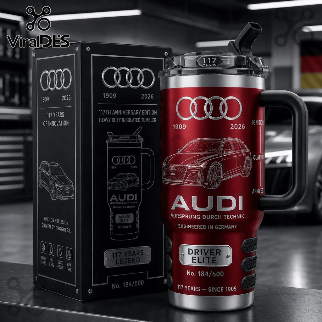 Audi 117th Anniversary Limited Edition Stanley Tumbler 40oz