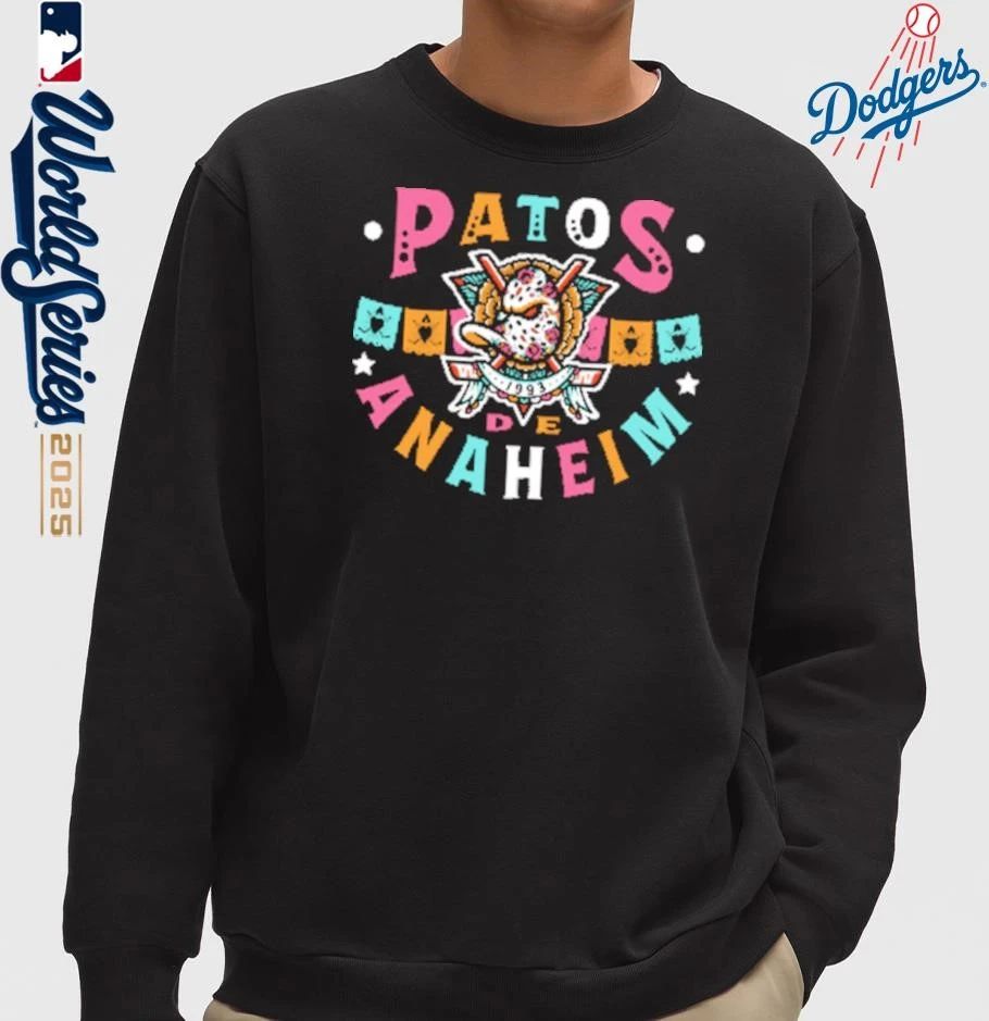 Anaheim Team Papel Picado Patos de Anaheim T-Shirt