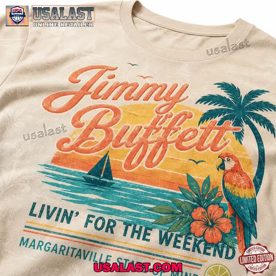 Jimmy Buffett Tropical Weekend Vibes 3D Shirt