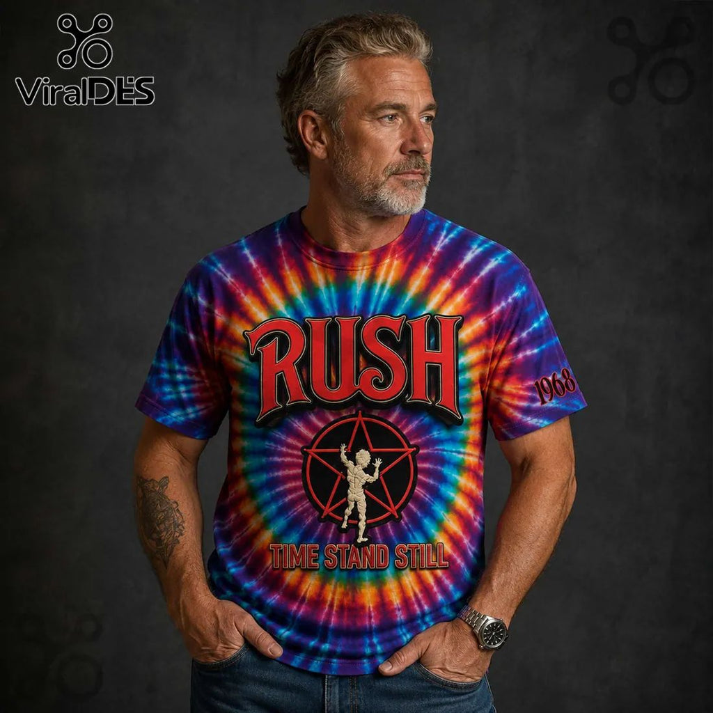 Rush Starman Time Stand Still Rock Band Shirt