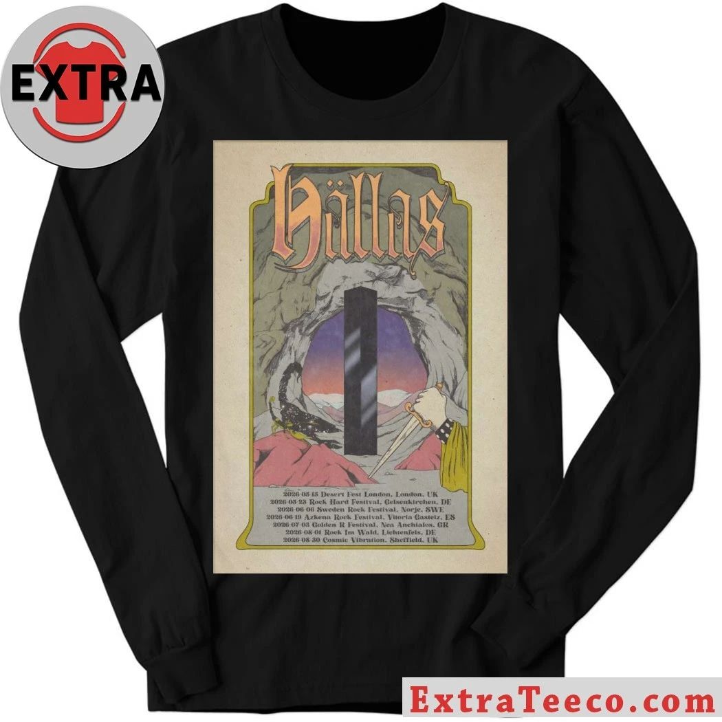 Hällas Festival 2026 Summer Poster Shirt