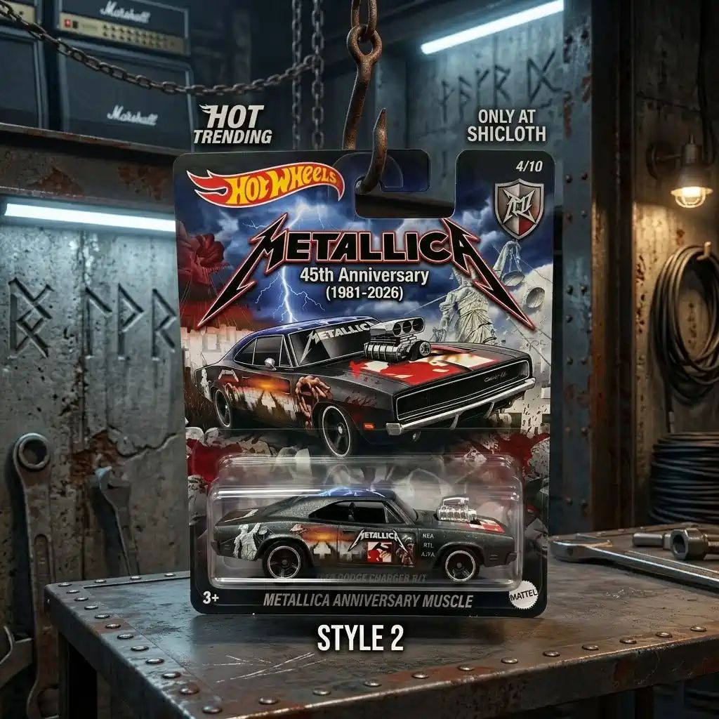 Wheels Metallica 45th Anniversary Commemorative 1980s Touring Van