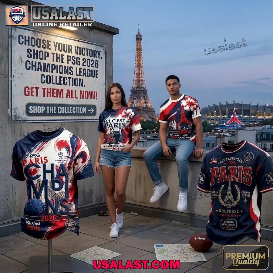 Paris Saint-Germain UEFA Champions League 2026 T-Shirt