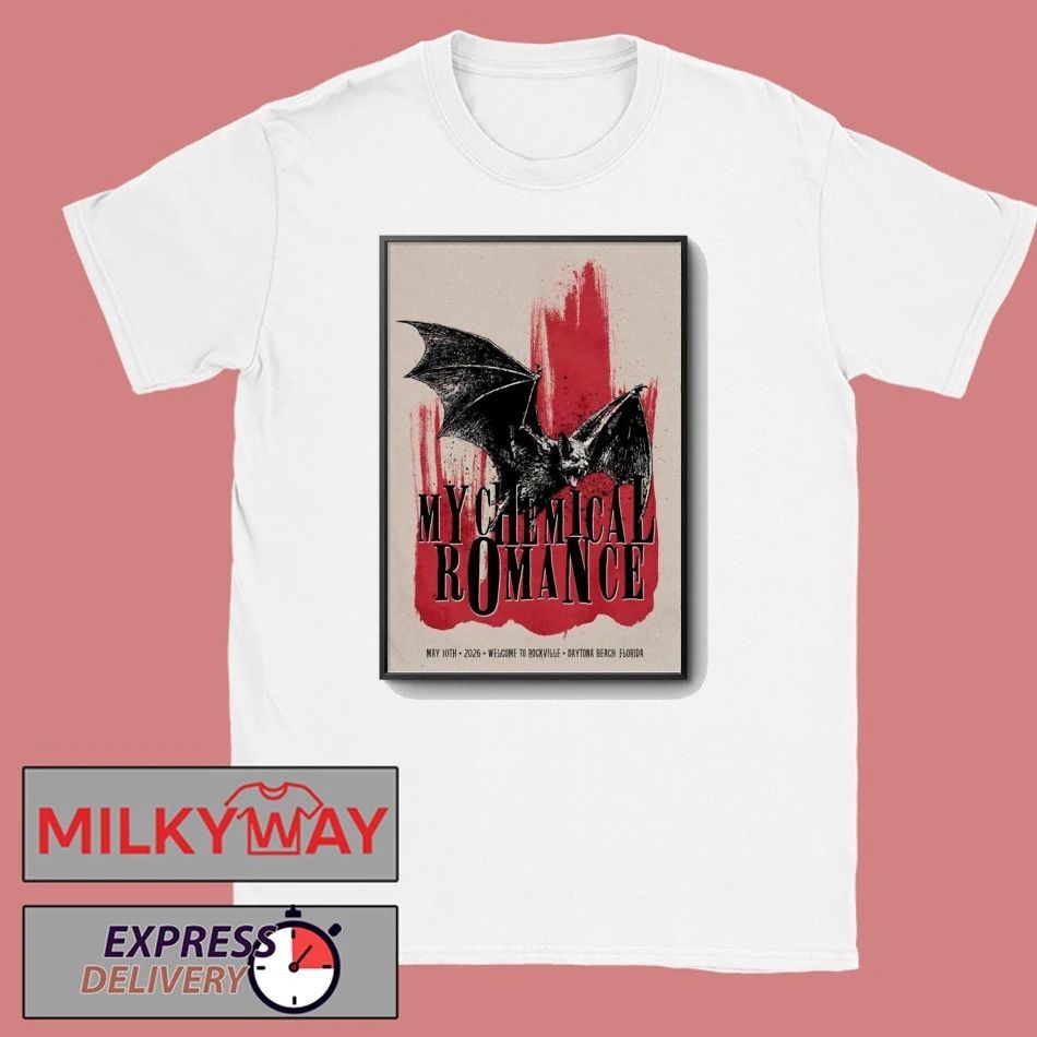 My Chemical Romance May 10 2026 Daytona International Speedway, Daytona Beach FL Poster shirt