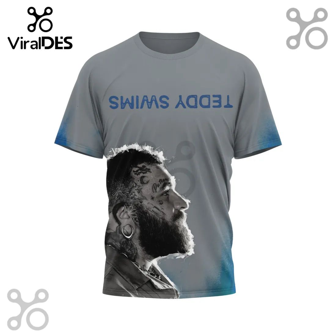 Teddy Swims The Ugly Tour 2026 Concert Fan Merch Portrait T-Shirt