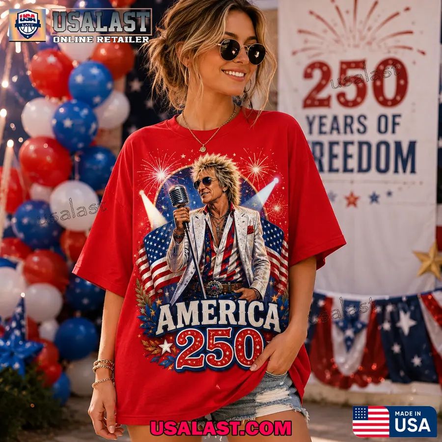 Rod Stewart US 250th Anniversary 3D Tee Shirt