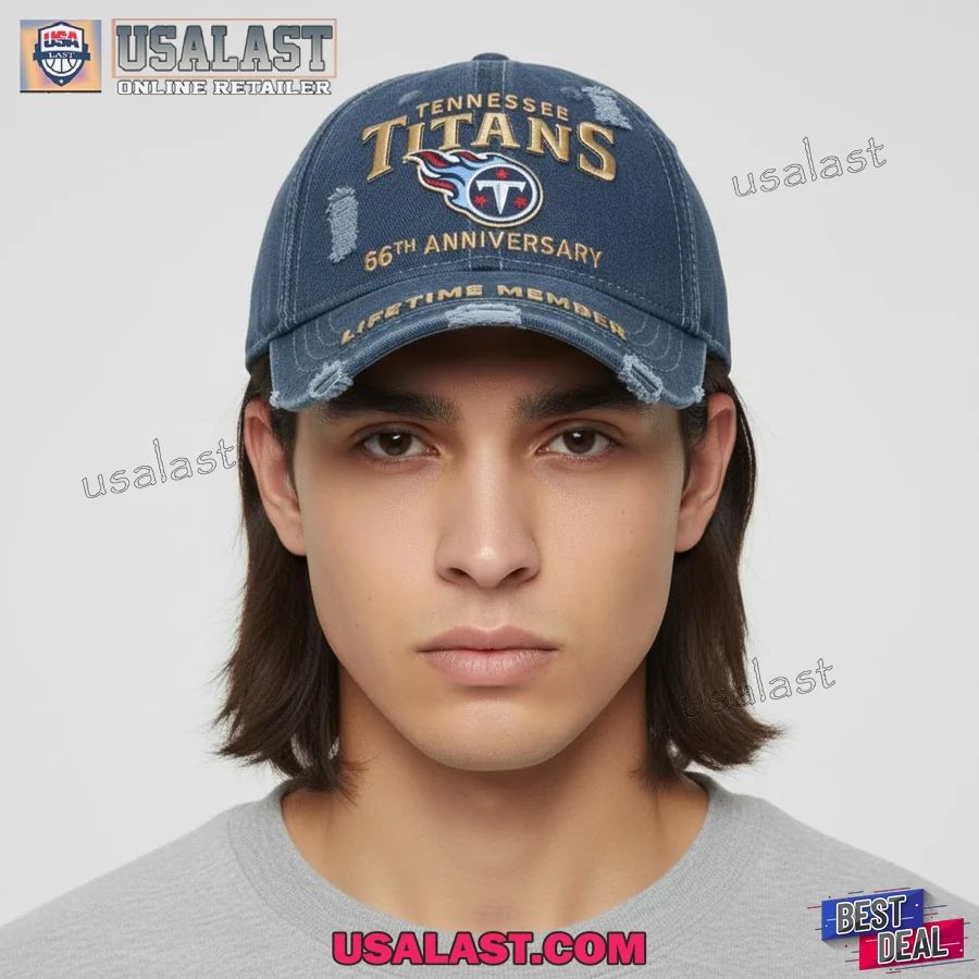 Tennessee Titans 66th Anniversary 1960-2026 Baseball Cap