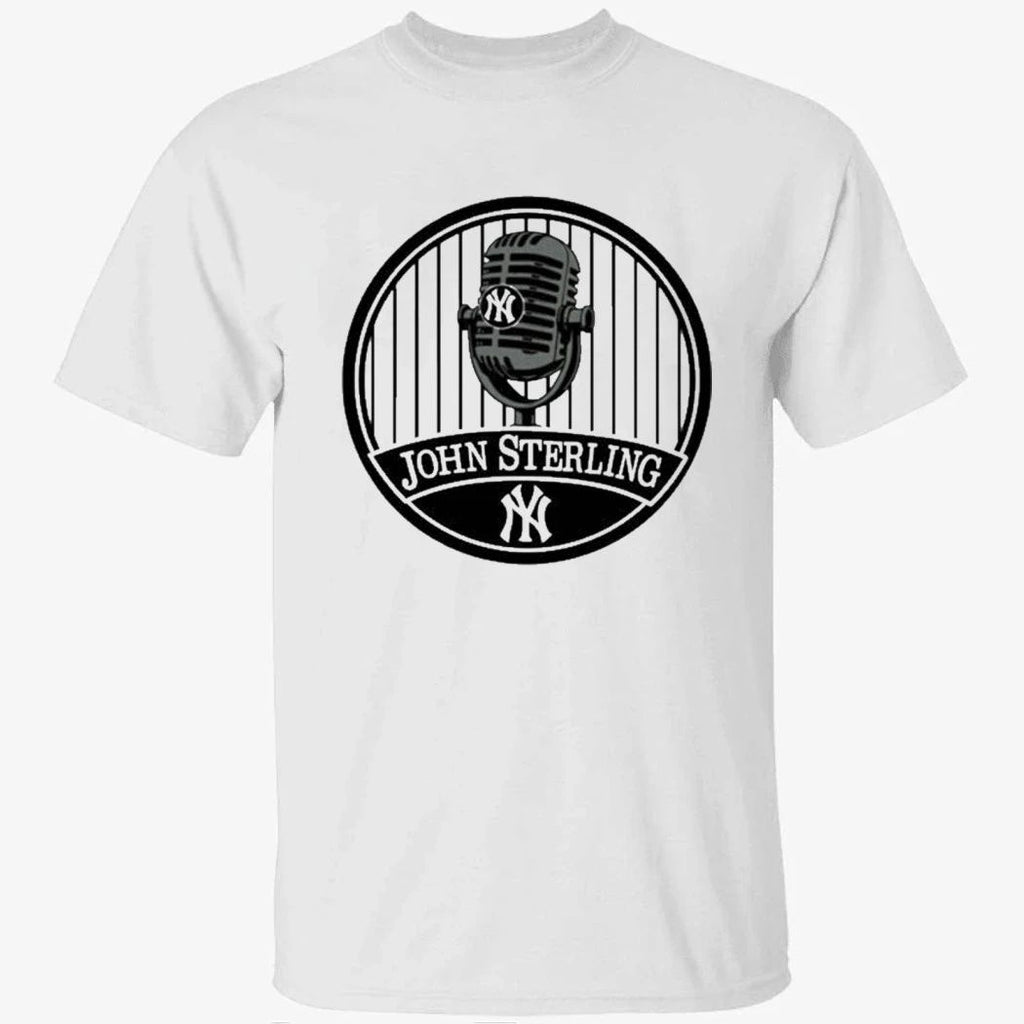 NY Yankees Memorial Patch For John Sterling Shirt