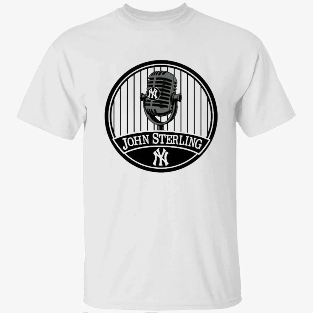 NY Yankees Memorial Patch For John Sterling Shirt