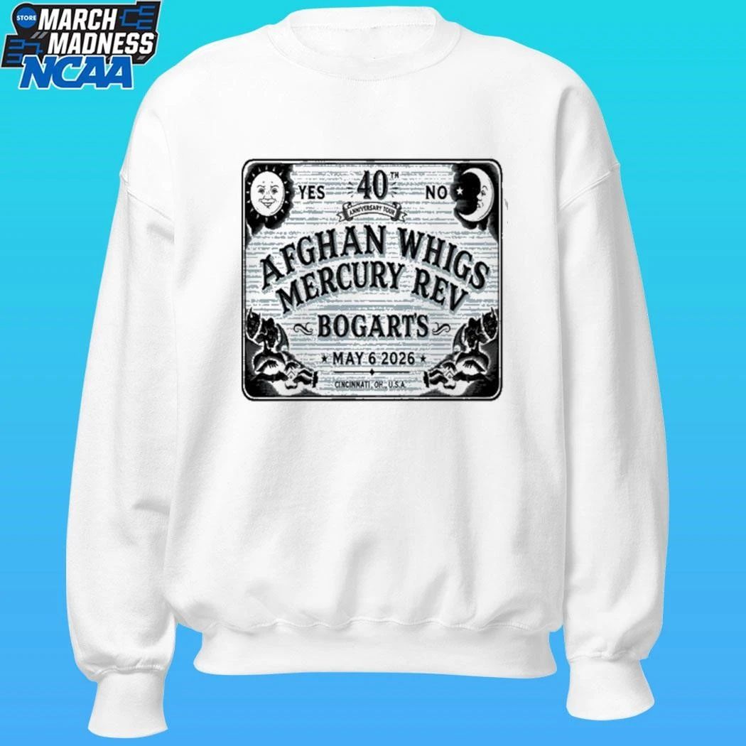 The Afghan Whigs X Mercury Rev Event Bogart’s Cincinnati 2026 Shirt