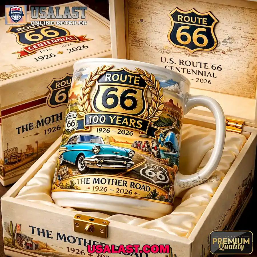 US Route 66 Centennial Commemorative Coffee Mug