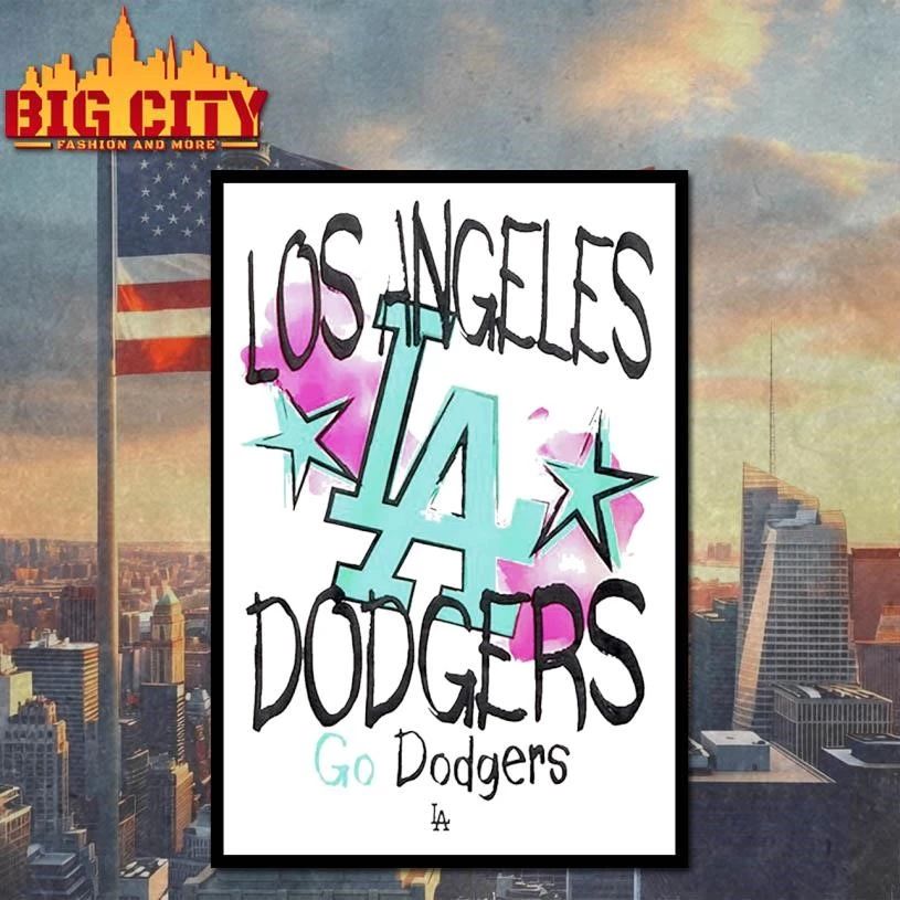 New Era LA Dodgers Watercolor Shirt