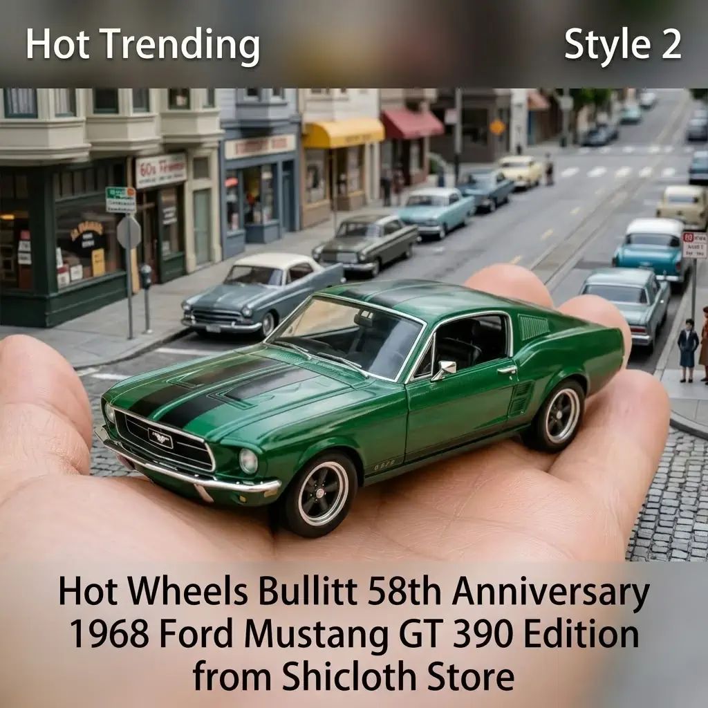 Wheels Bullitt 58th Anniversary 1968 Ford Mustang GT 390 Edition