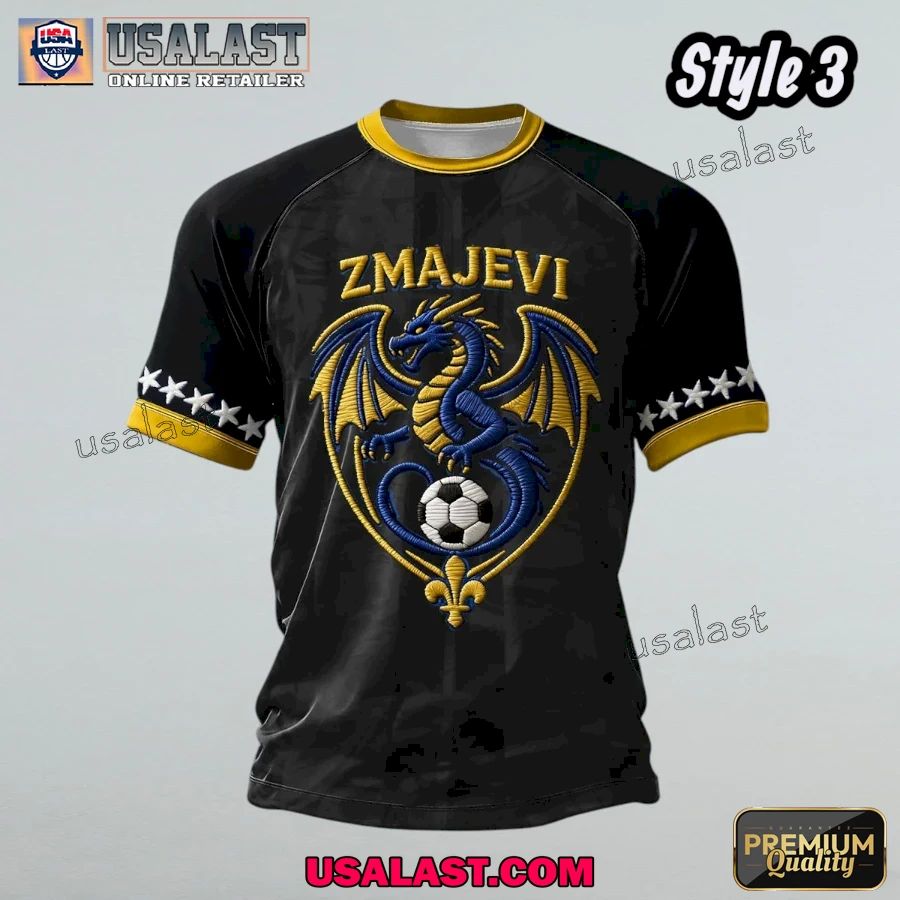 Bosno ZMAJEVI Football Lover Printed T-shirt