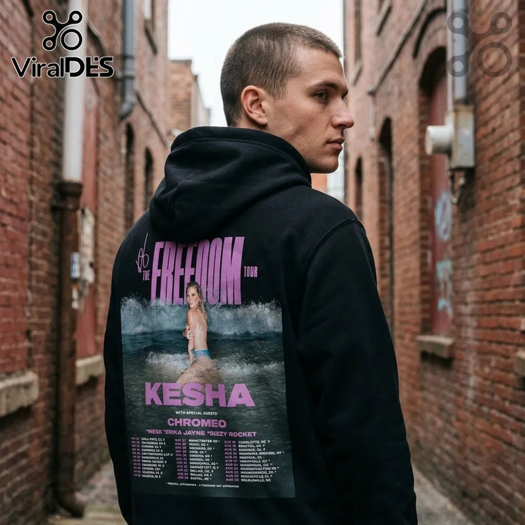 Kesha x The Freedom Tour 2026 Limited Edition Hoodie