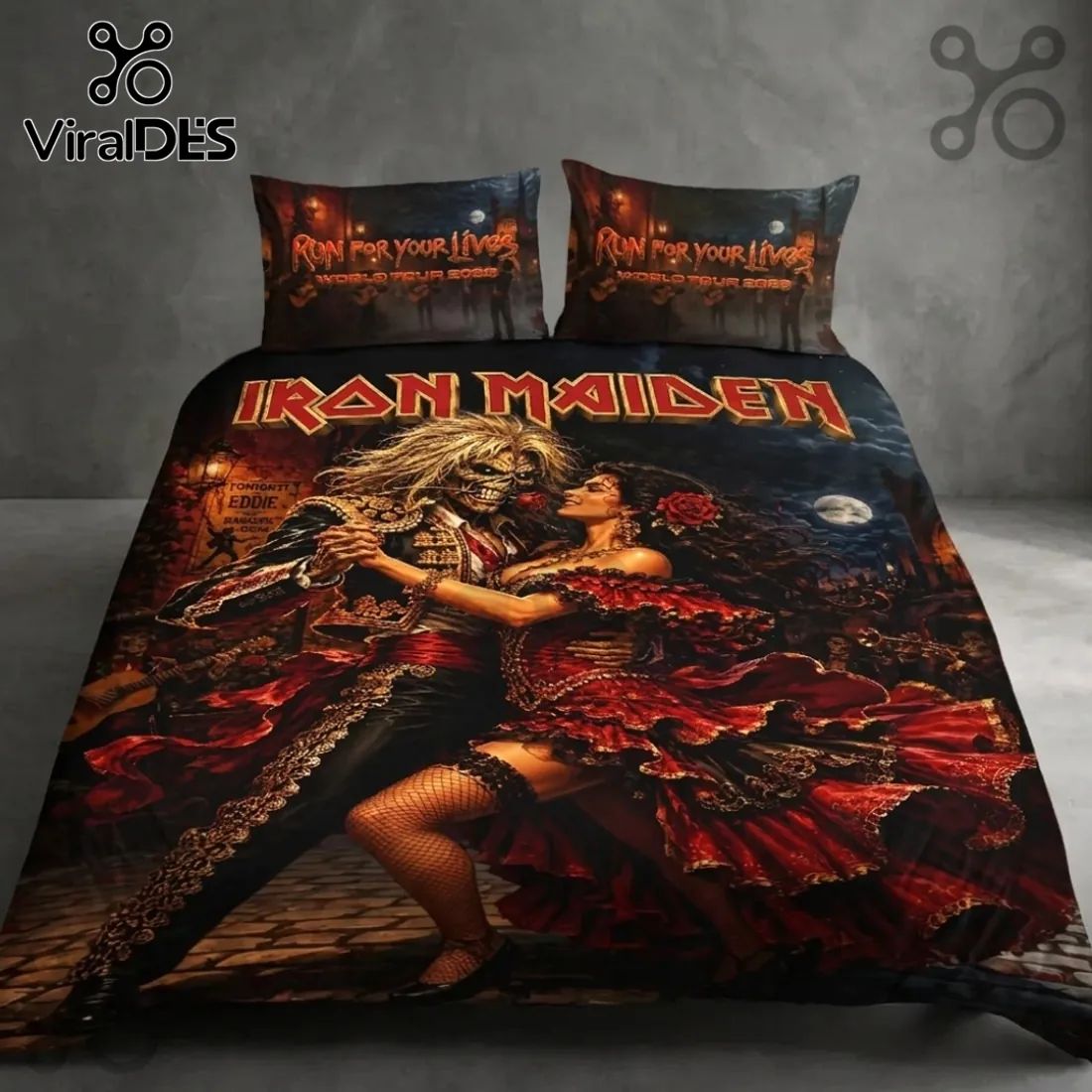 Iron Maiden 2026 World Tour Eddie Duvet Cover Set