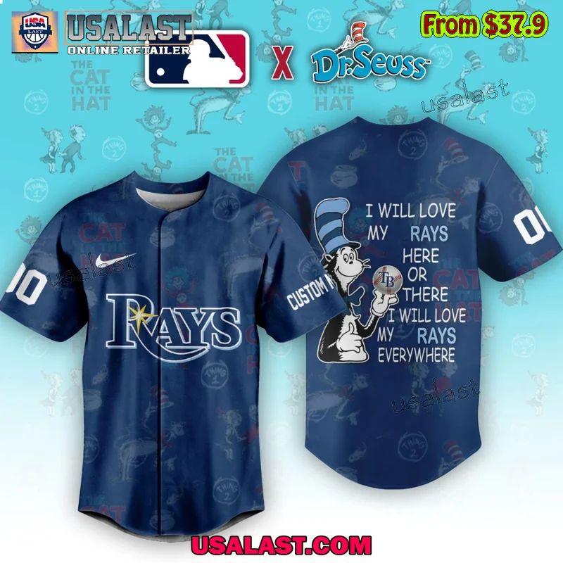 Tampa Bay Rays x Dr Seuss Baseball Jersey