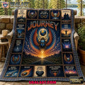 Journey Band Greatest Hits Tribute Quilt Blanket