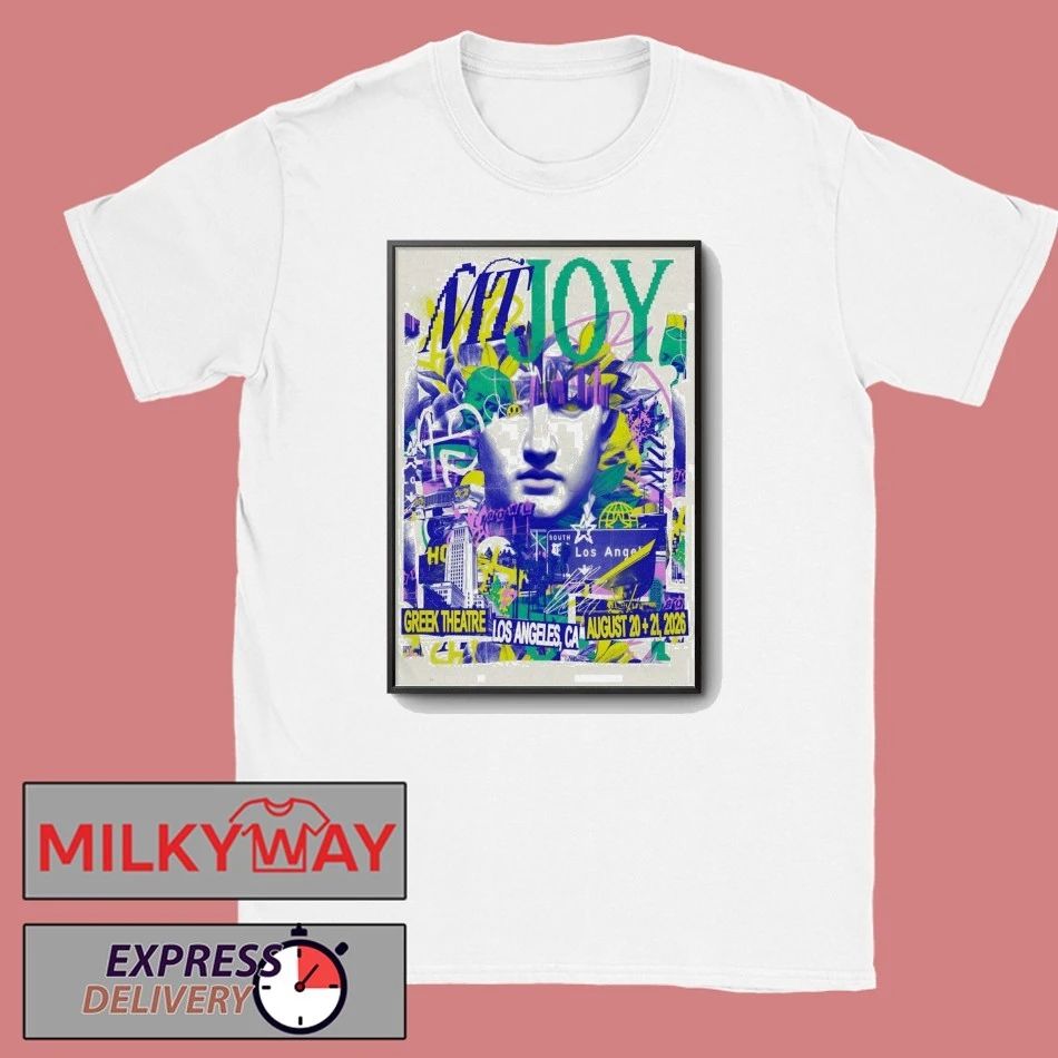 MT. Joy Los Angeles 8 20-8 21 2026 Poster shirt
