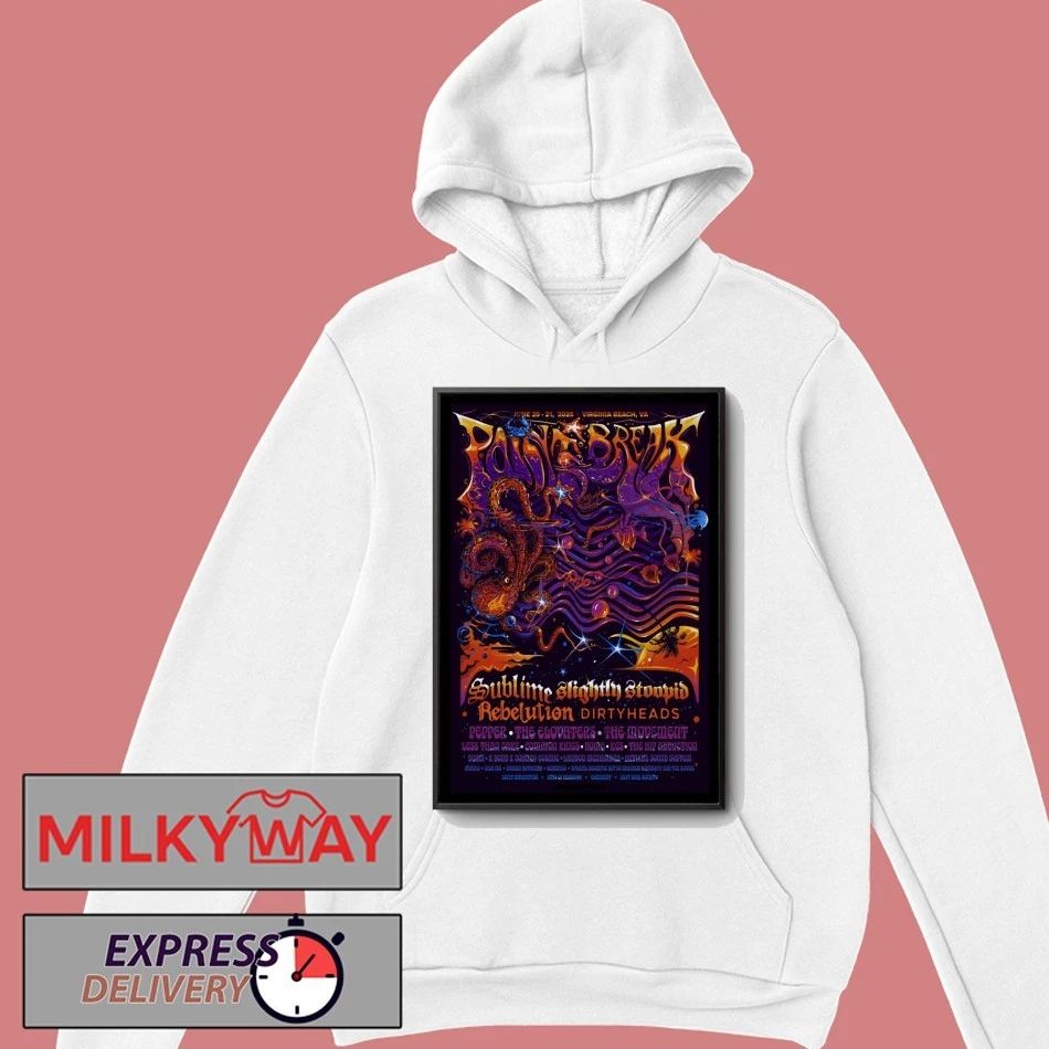 Point Break Music Festival Virginia Beach, VA 6 20-6 21 2026 Poster shirt