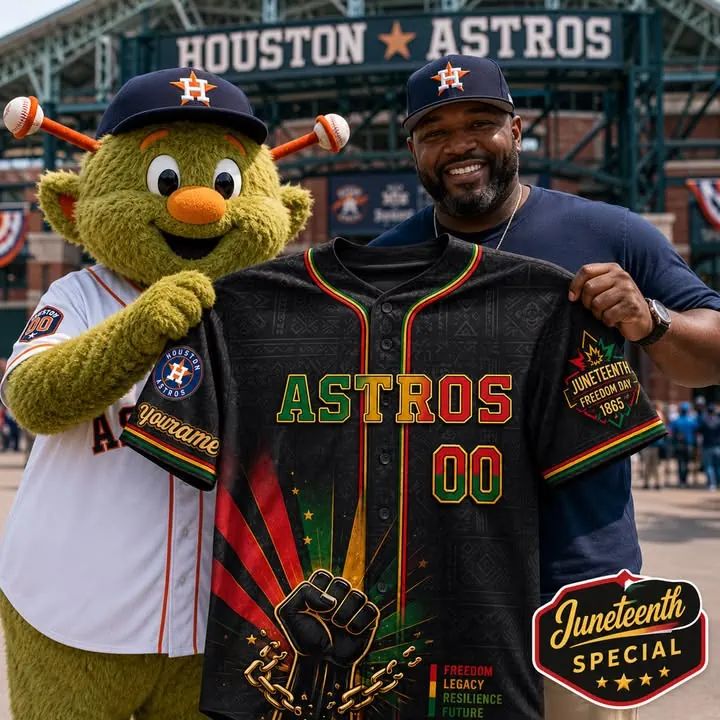 Houston Astros x Juneteenth Day Limited Edition 2026 Jersey