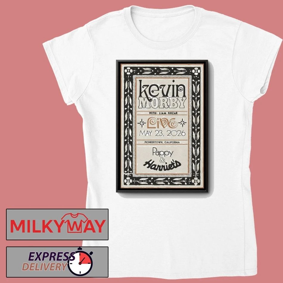 Kevin Morby May 23 2026 Poster Pappy & Harriet’s California TOUR shirt