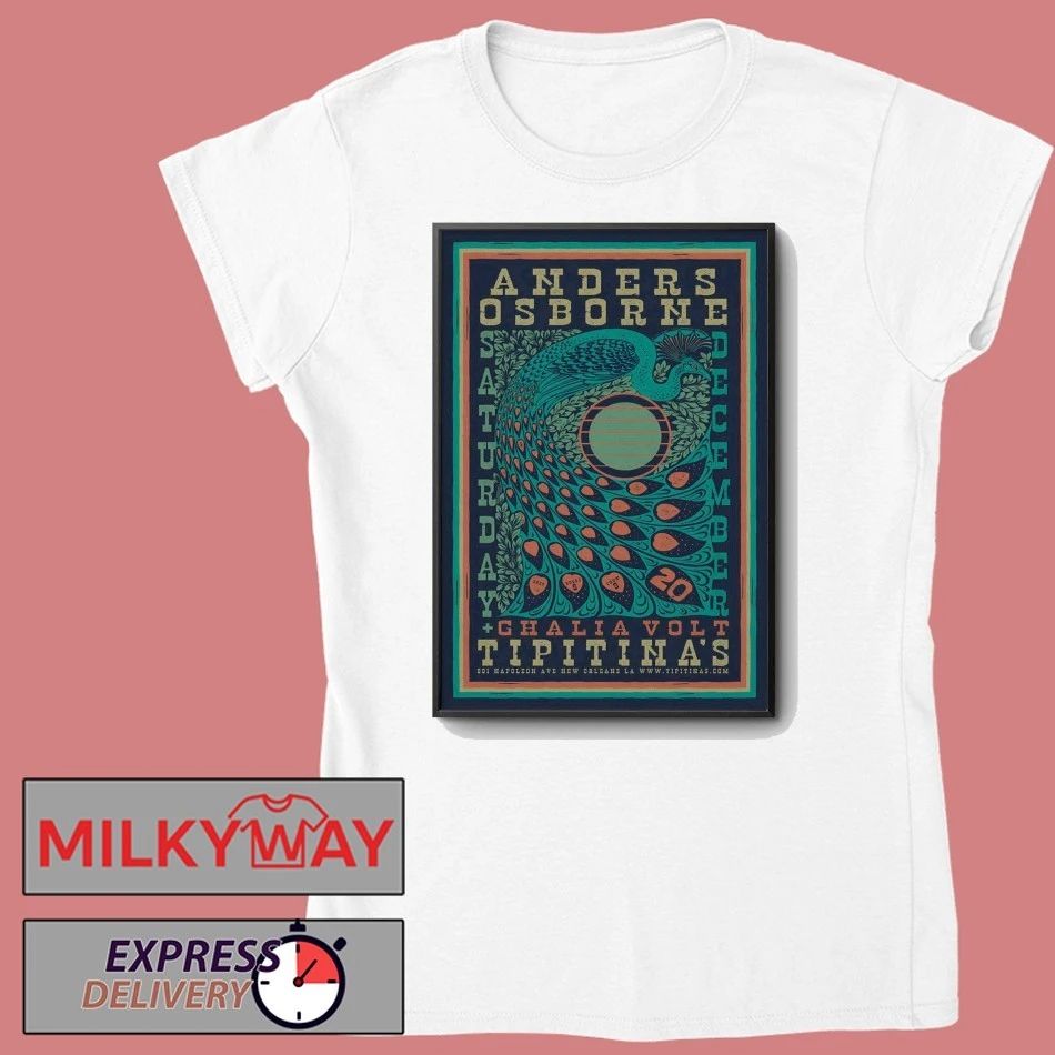 Anders Osborne Dec 20 2025 Tipitina’s New Orleans LA Poster shirt