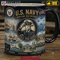 US Navy Bill the Goat Non Sibi Sed Patriae Coffee Mug