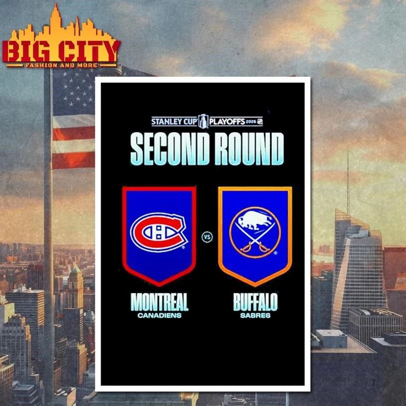 Montreal Canadiens vs Buffalo Sabres 2026 NHL Stanley Cup Playoffs shirt