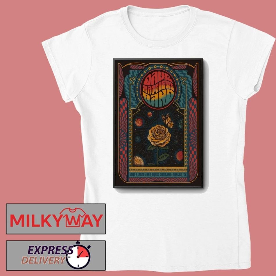 Dave Matthews Band May 9 2026 Dos Equis Pavilion in Dallas TX Poster shirt