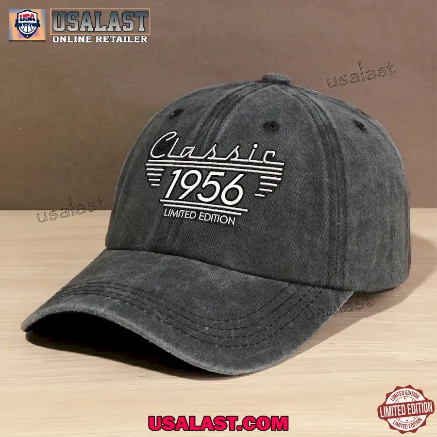 Classic Edition Personalized Custom Vintage Washed Denim Cap
