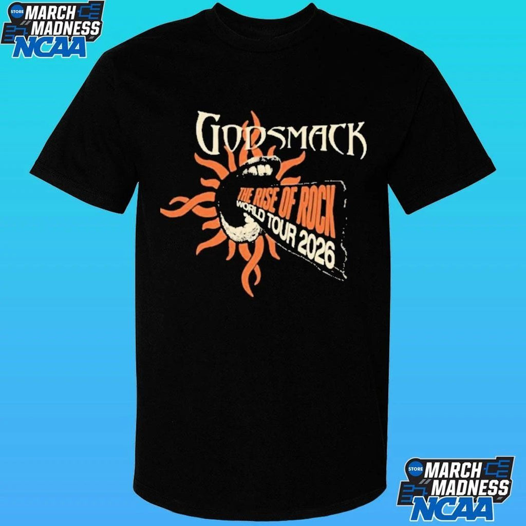 Godsmack The Rise Of Rock Admat Itin World Tour 2026 Shirt