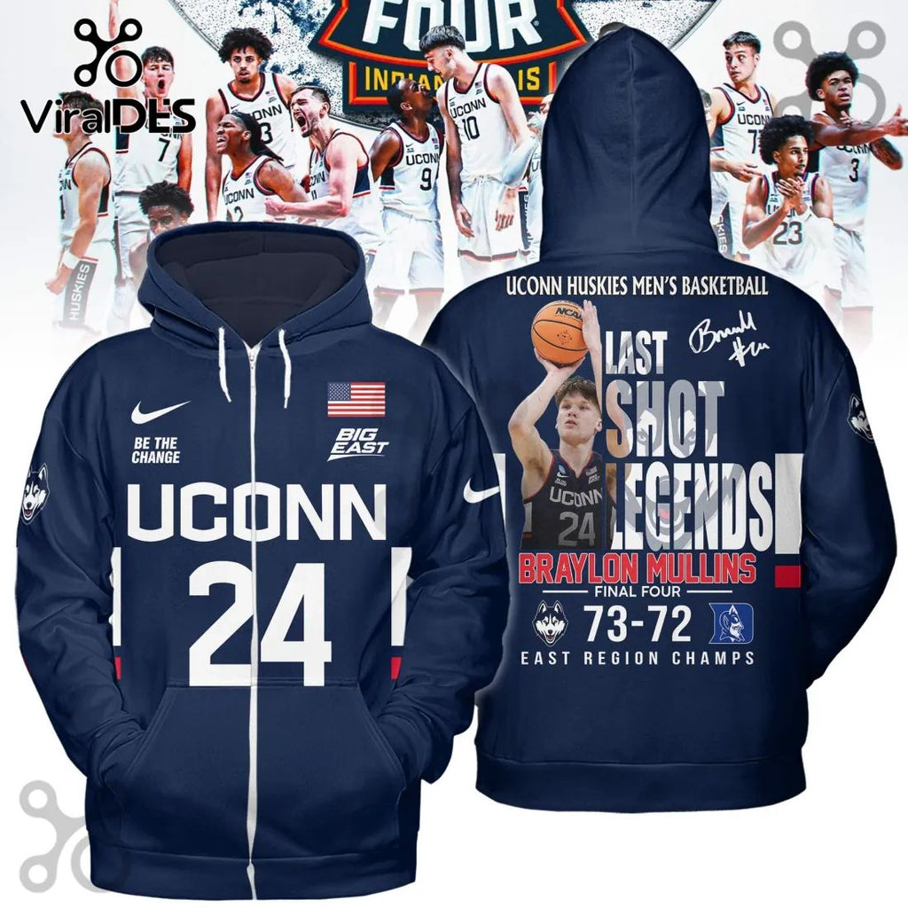 UConn Huskies Braylon Mullins Last Shot Legends Final Four T-Shirt