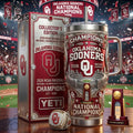 Oklahoma Sooners 2026 National Champions 40oz Handle Tumbler