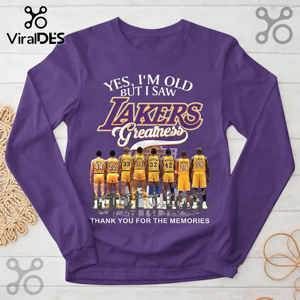 Los Angeles Lakers Legends Greatness Graphic T-Shirt
