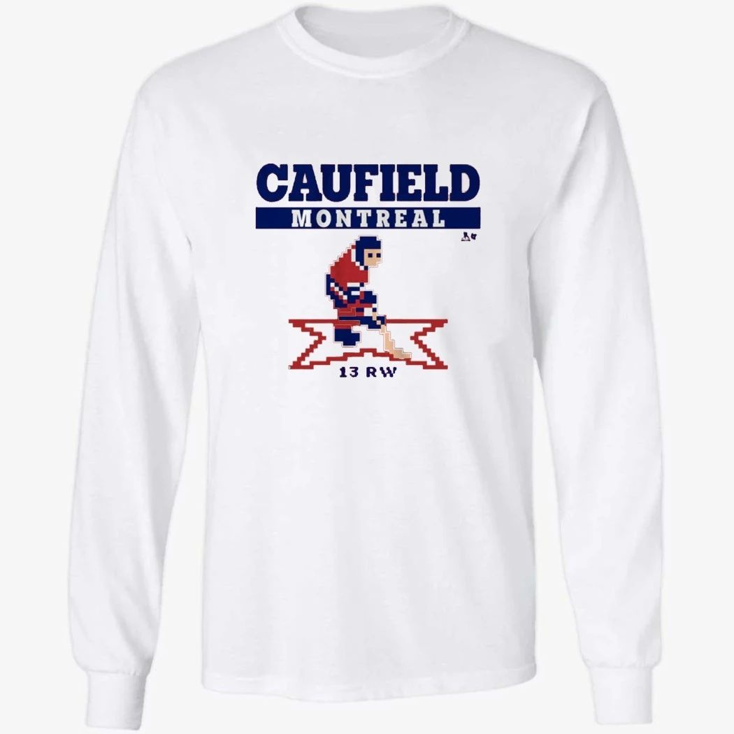 Cole Caufield Montreal Retro Hockey T-Shirt