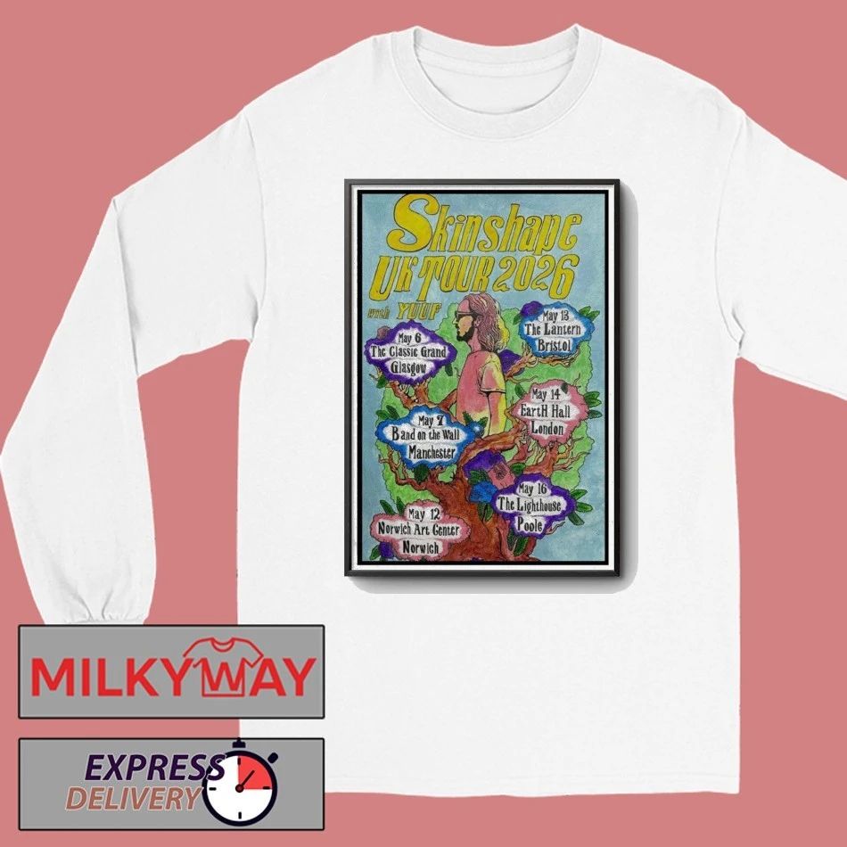 LIMITED Poster May 6-7 2026 Skinshape UK Tour 2026 shirt