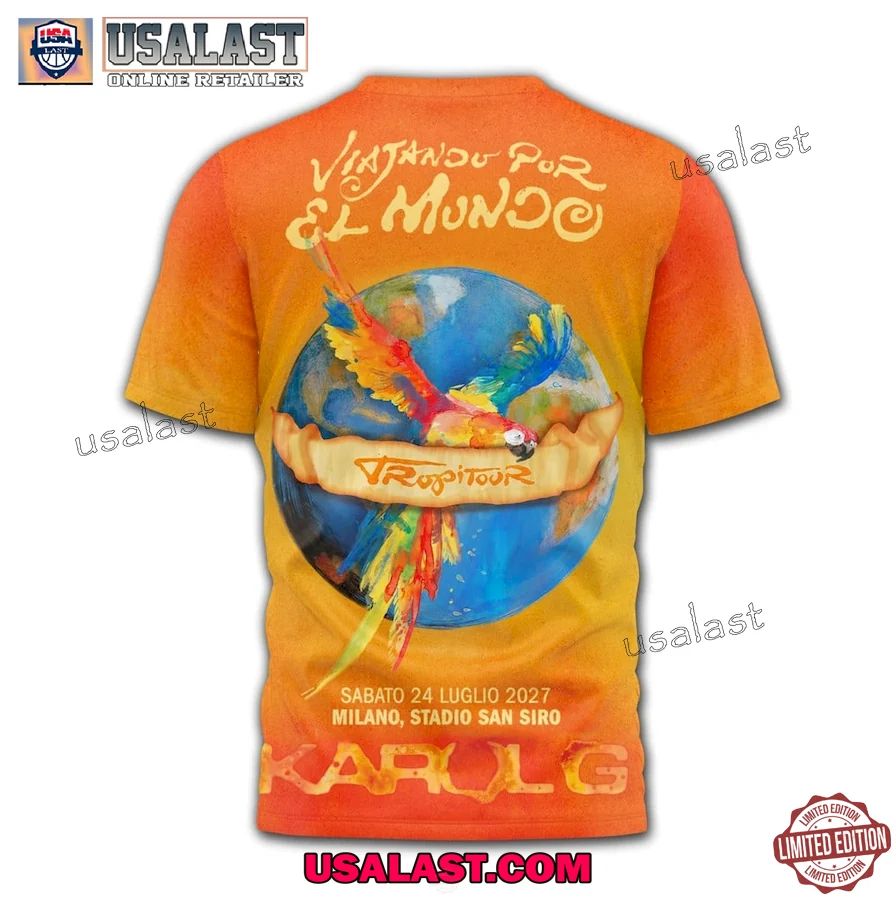 Karol G Viajando Por El Mundo Tour 2026 T-Shirt