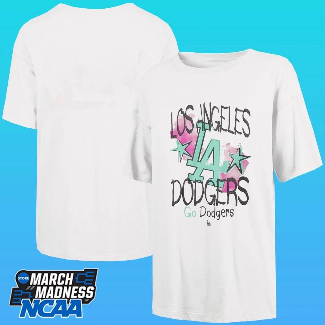 New Era Los Angeles Dodgers Go Dodgers Watercolor Shirt