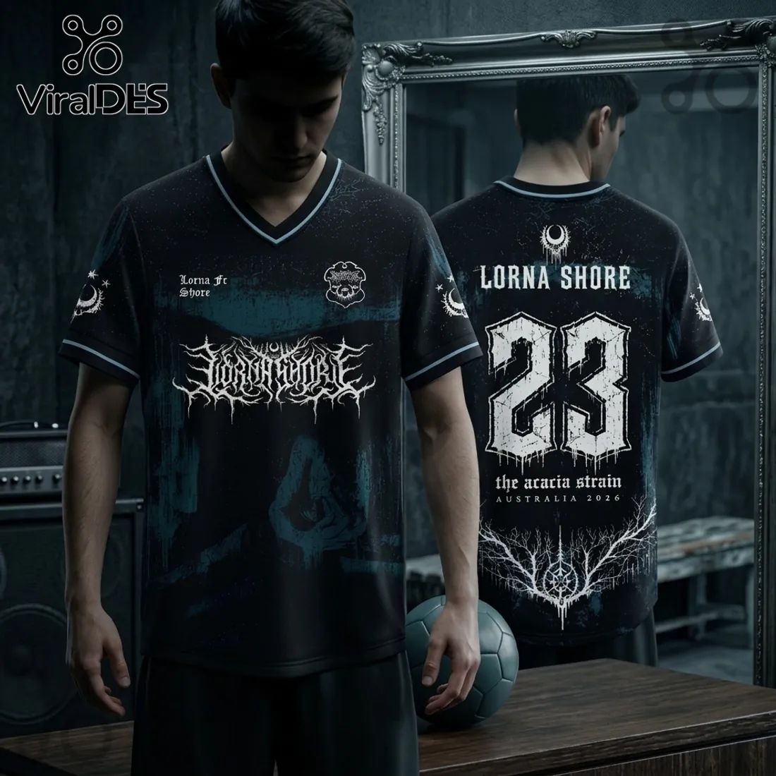 Lorna Shore x The Acacia Strain Australia 2026 Football Jersey