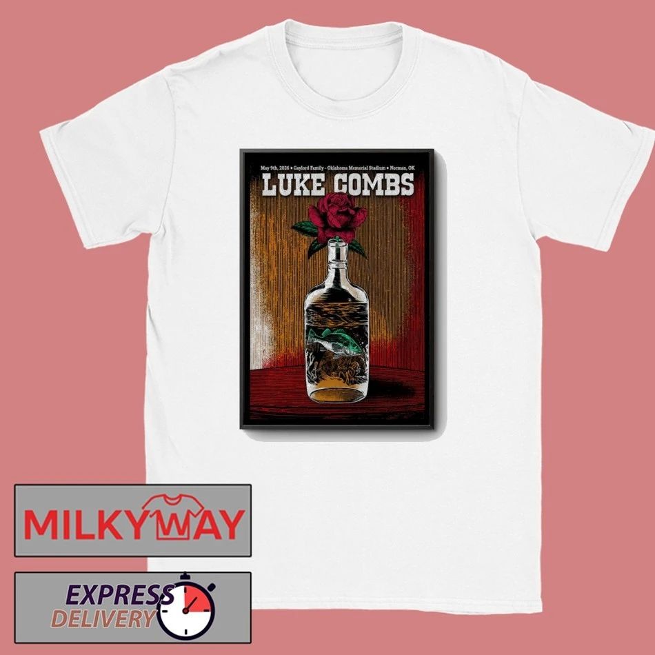 TOUR Luke Combs May 9 2026 Norman OK Poster shirt