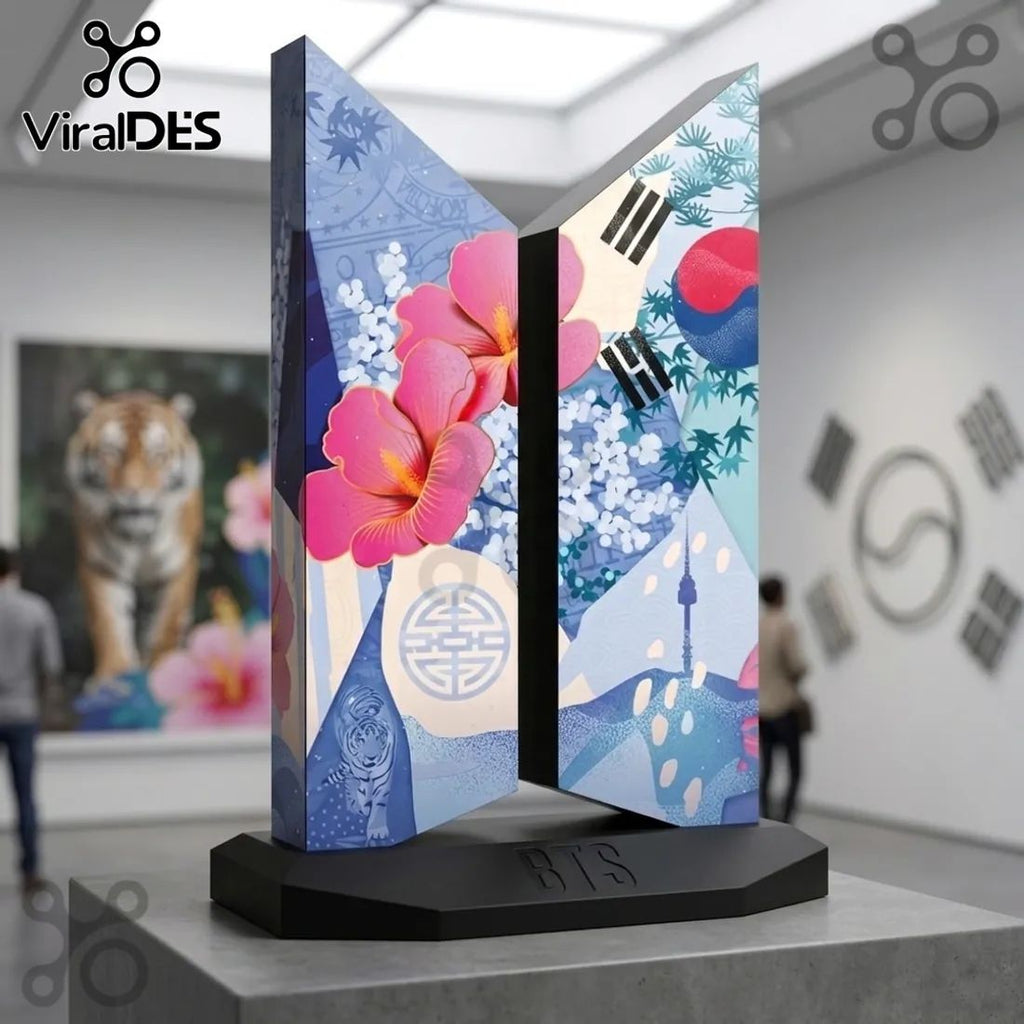 BTS Korean Heritage Acrylic Plaque