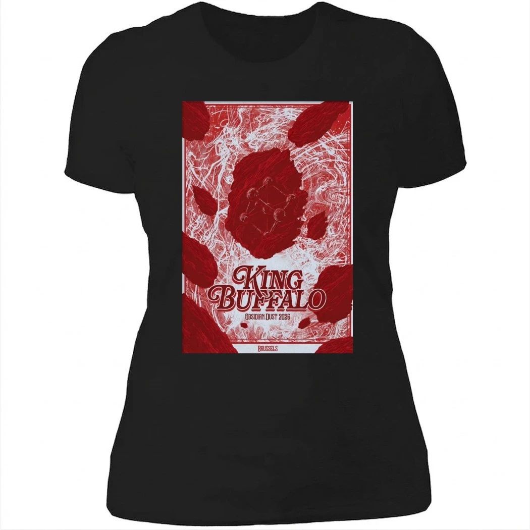 King Buffalo Obsidian Dust 2026 Brussels Belgium Poster Shirt