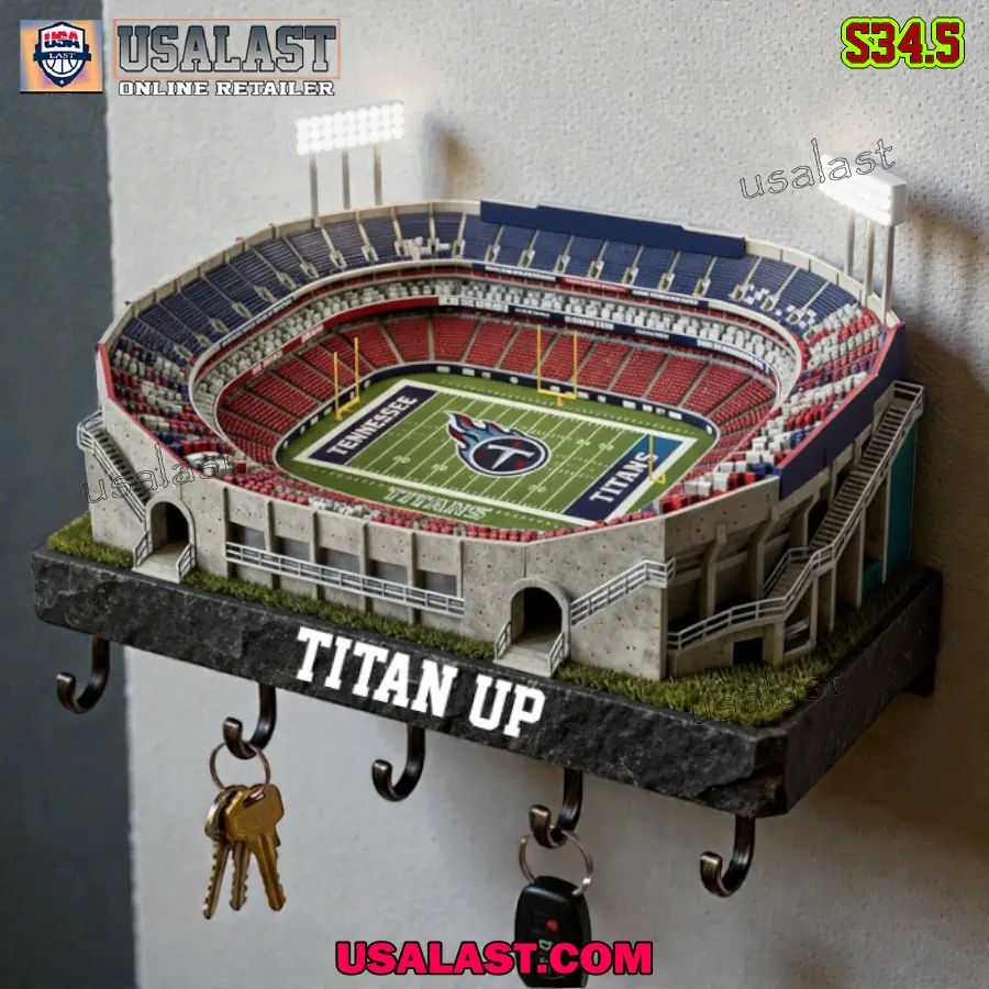 Tennessee Titans Sports Stadium Key Hooks, Key Holder