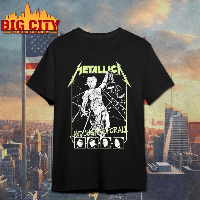 Metallica Pop-up Shop M72 European World Tour 2026 And Justice For All Faces Shirt