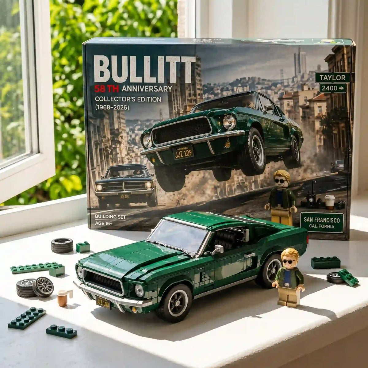 Bullitt 58th Anniversary Fastback 1968?2026 Collector Building Set